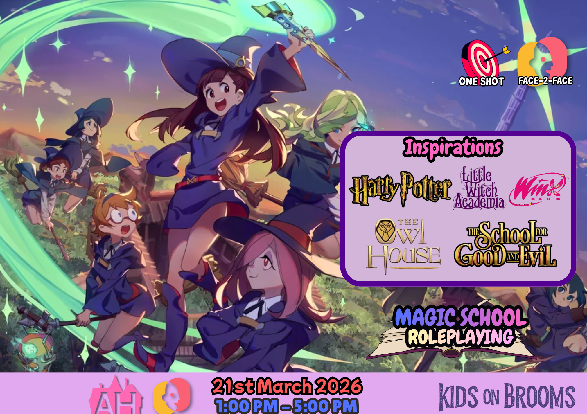 Kids on Broom : 5 Little Devils